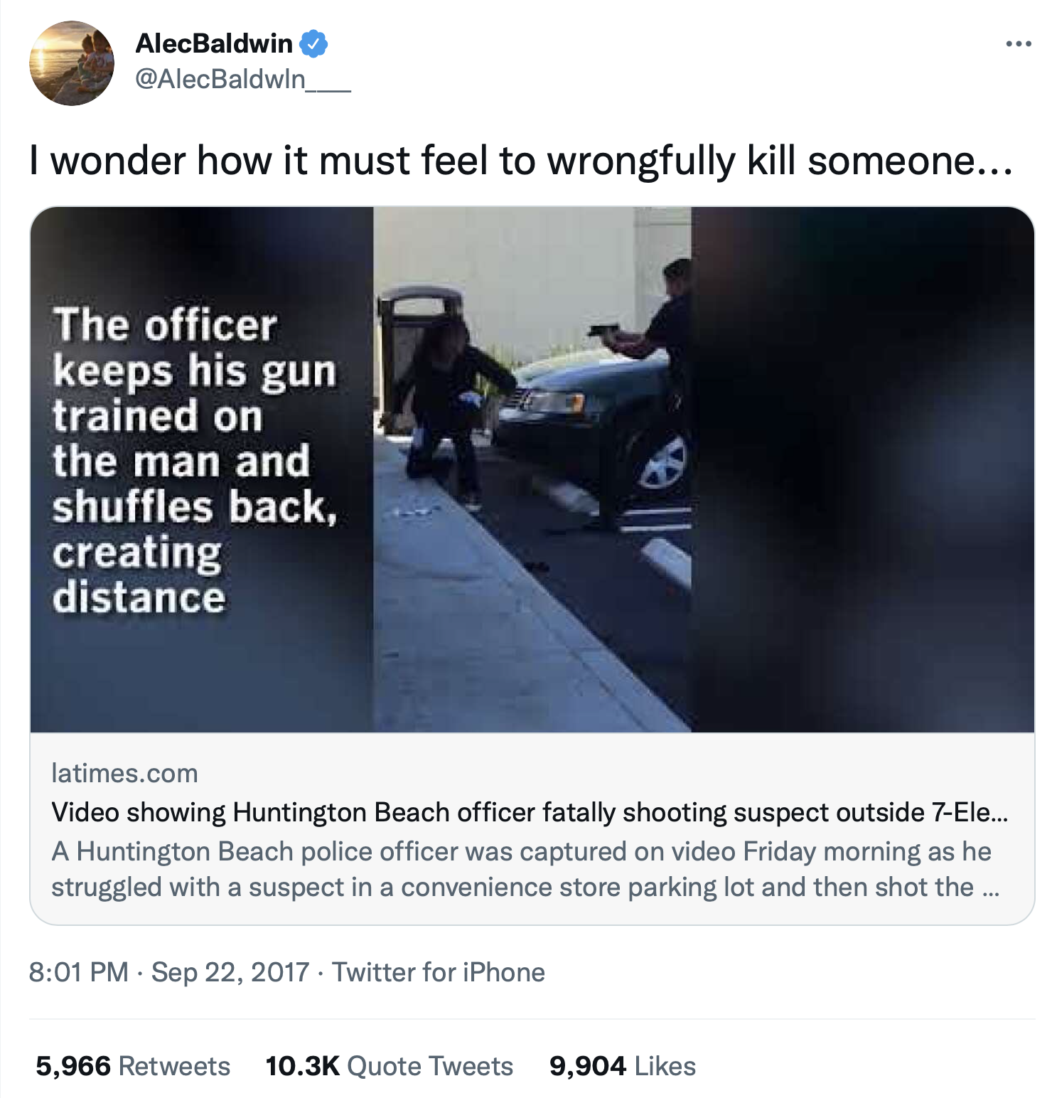 I wonder how it must feel to wrongfully kill someone