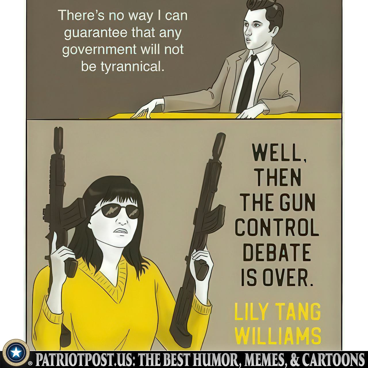 The gun control debate is over